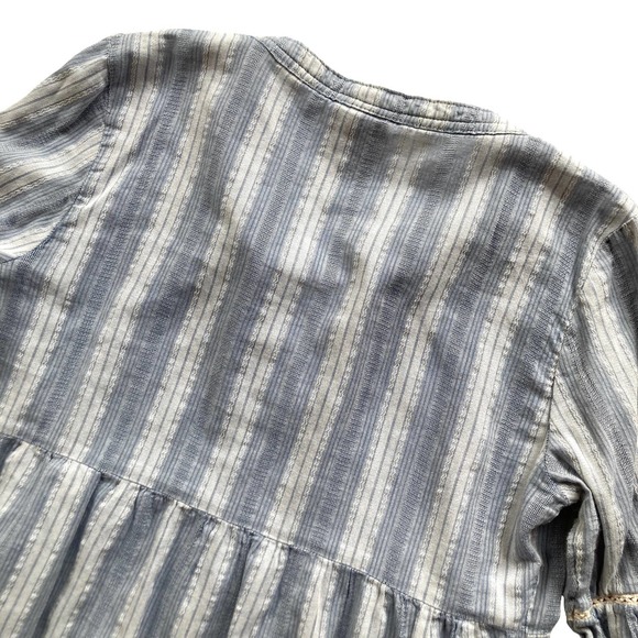 Knox Rose Boho Stripe Coastal Blouse Size M - Picture 4 of 6